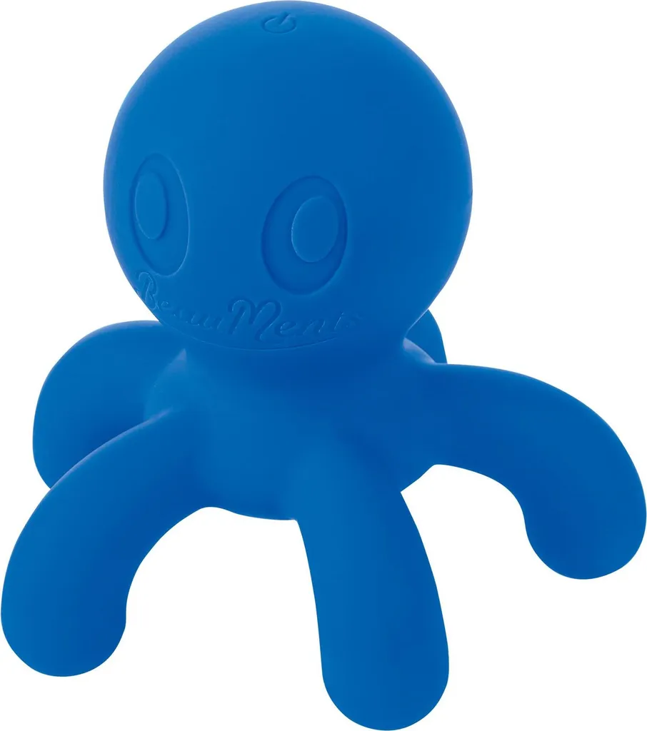 Appareil de massage bleu BeauMents Polypos avec picots de pression doux - 2