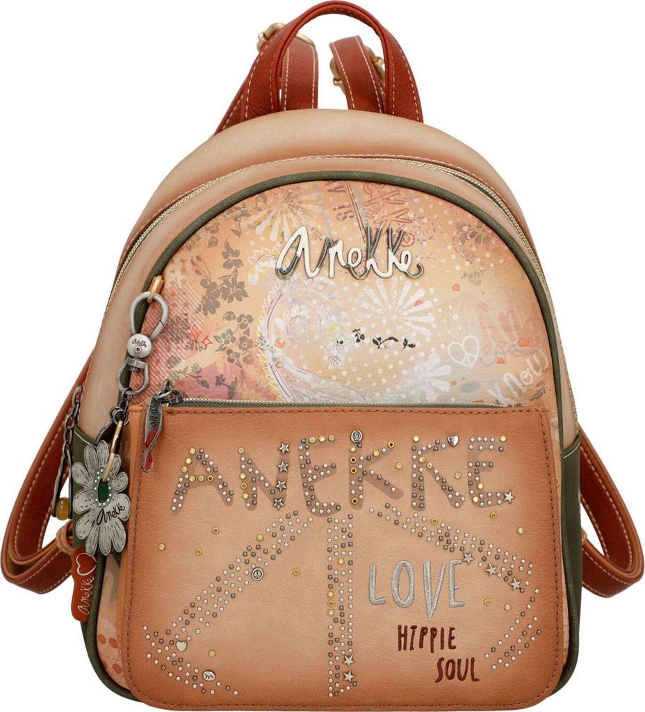 Anekke Peace & Love Rucksack Mehrfarbig in Gr. OneSize