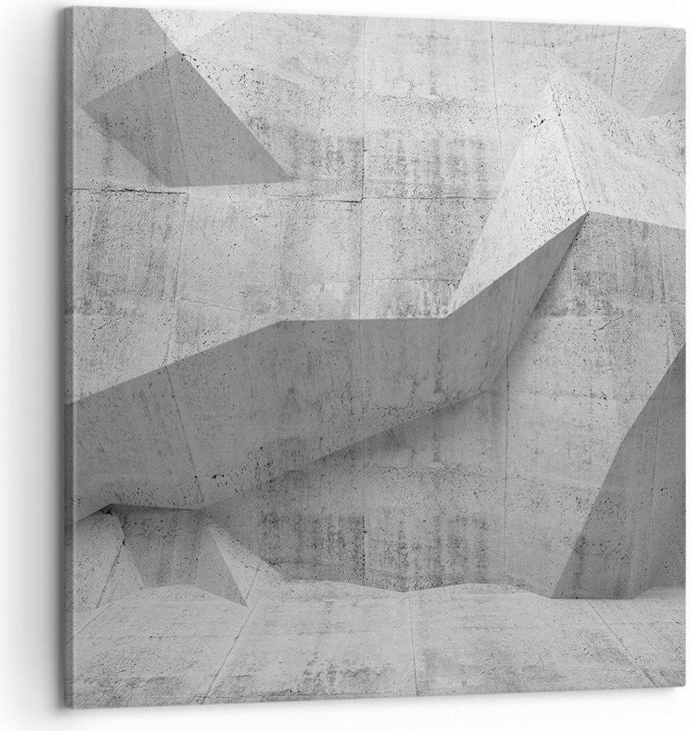 Bild auf Leinwand - Leinwandbild - Einteilig - Beton Wand Produktbild 