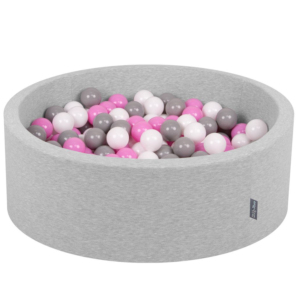 KiddyMoon 90x30cm/300 míčků ∅ 7cm Kulatý Suchý Bazén s Obrázek produktu 