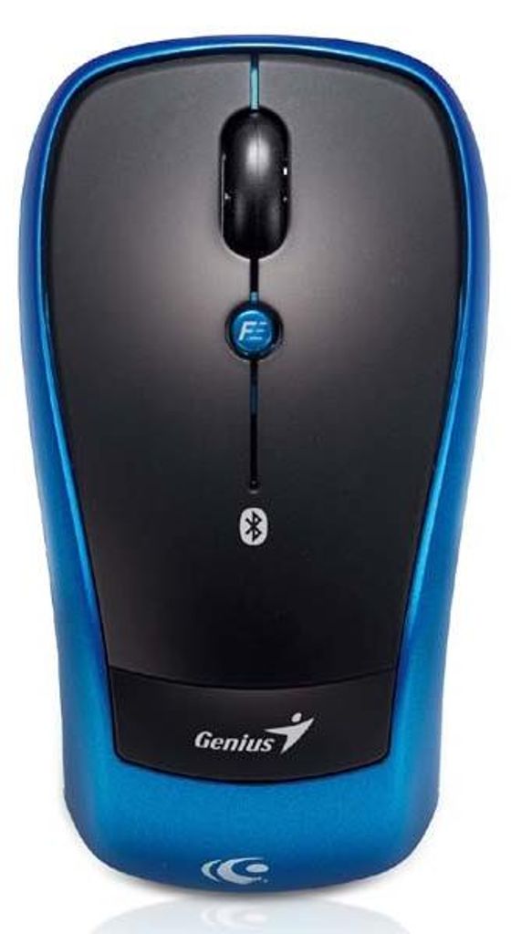 GENIUS Traveler 9005BT , Maus, drahtlos, optisch, Bluetooth, 1200 dpi, schwarz und blau