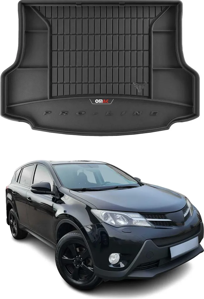 OMAC rivestimento del bagagliaio in gomma per Toyota RAV4 2013-2018 rivestimento del bagagliaio in TPE nero