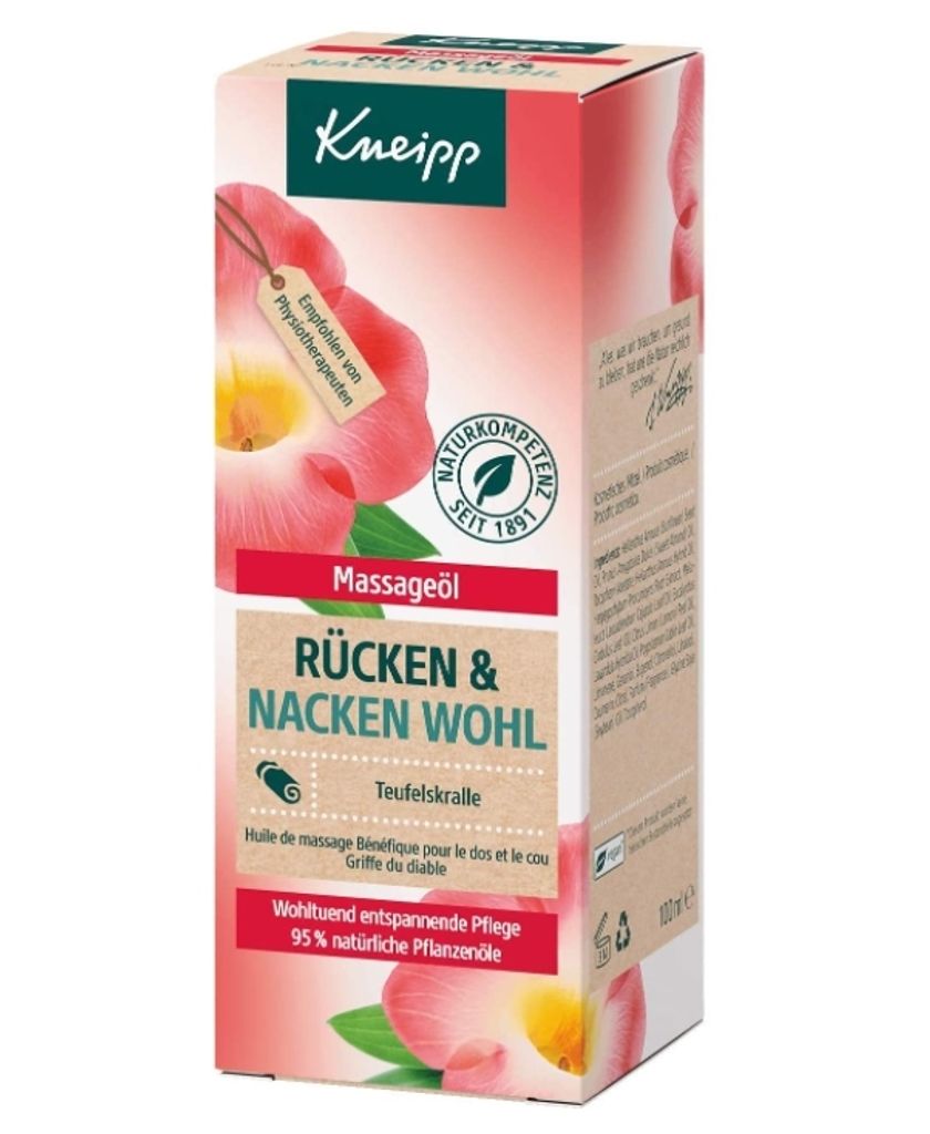 Kneipp Massageöl Rücken & Nacken Wohl 100 ml