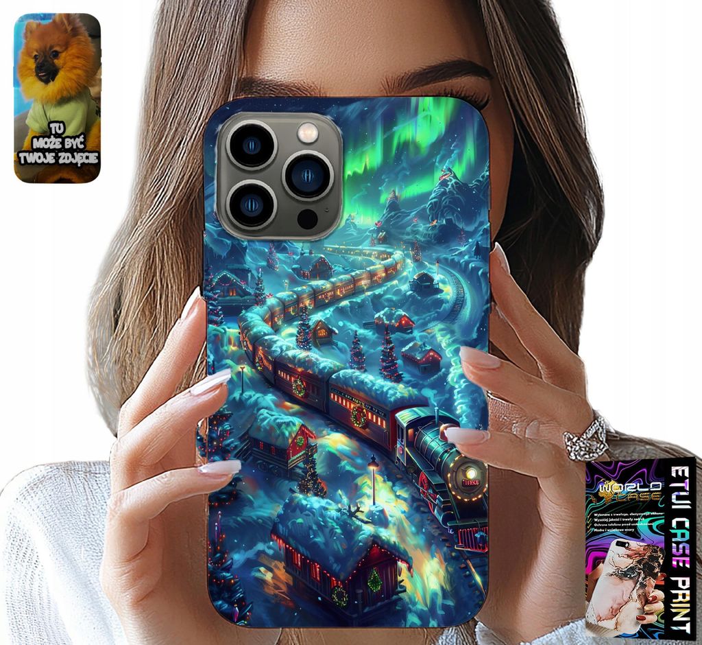 Etui Für Iphone 13 Pro - Zug, Weihnachtsexpress Designs + Glas