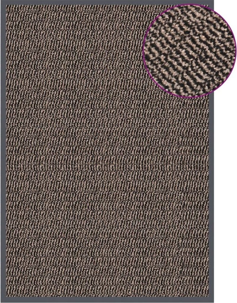 "SPRING SALE"Fußmatte getuftet 60x90 cm Dunkelbraun GermanyMöbel 54445 - Fußmatten