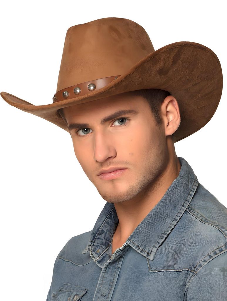 Cappello da cowboy Nebraska marrone Immagine del prodotto 