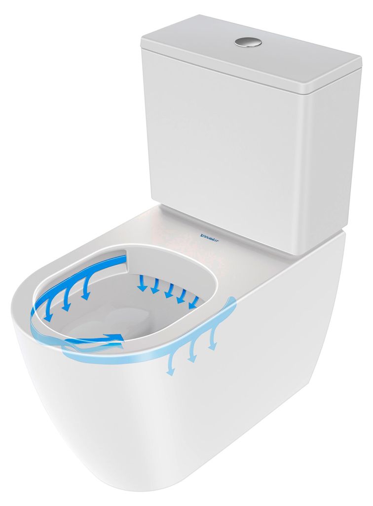Duravit Soleil by Starck Stand-WC, rimless, 650x370x415mm, 2, 20110900001