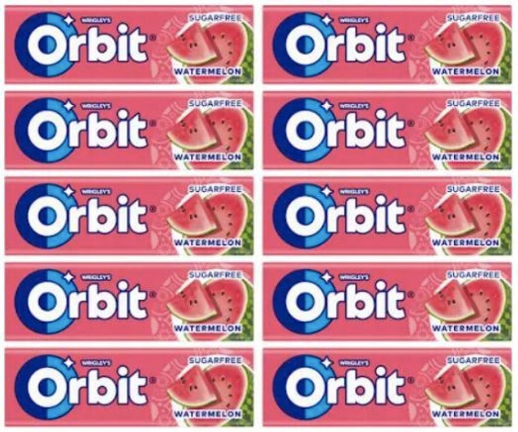 Orbit Kaugummi Sugar Free Watermelon 30 x 10 stuck Produktbild 