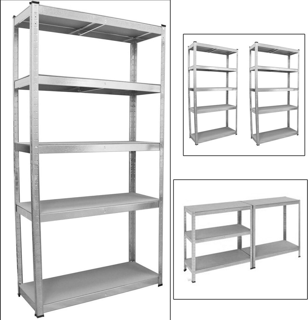 2x Schwerlastregal 180x90x40 cm 875 kg mit 5 Böden je Regal Produktbild 11