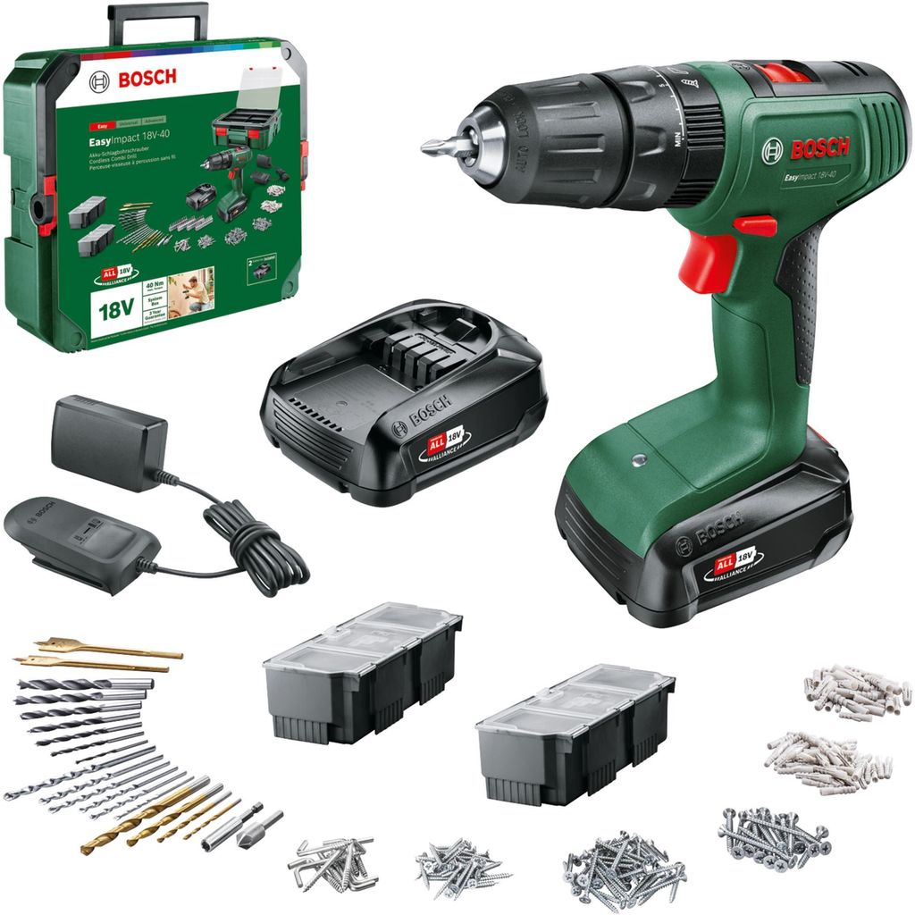Accuboormachine met slagfunctie EasyImpact 18V-40 + Productafbeelding 