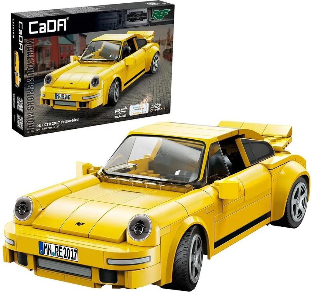 Cada Ruf App+rc Bauspiel 222 Stücke Gelb  Gelb One Size Produktbild 