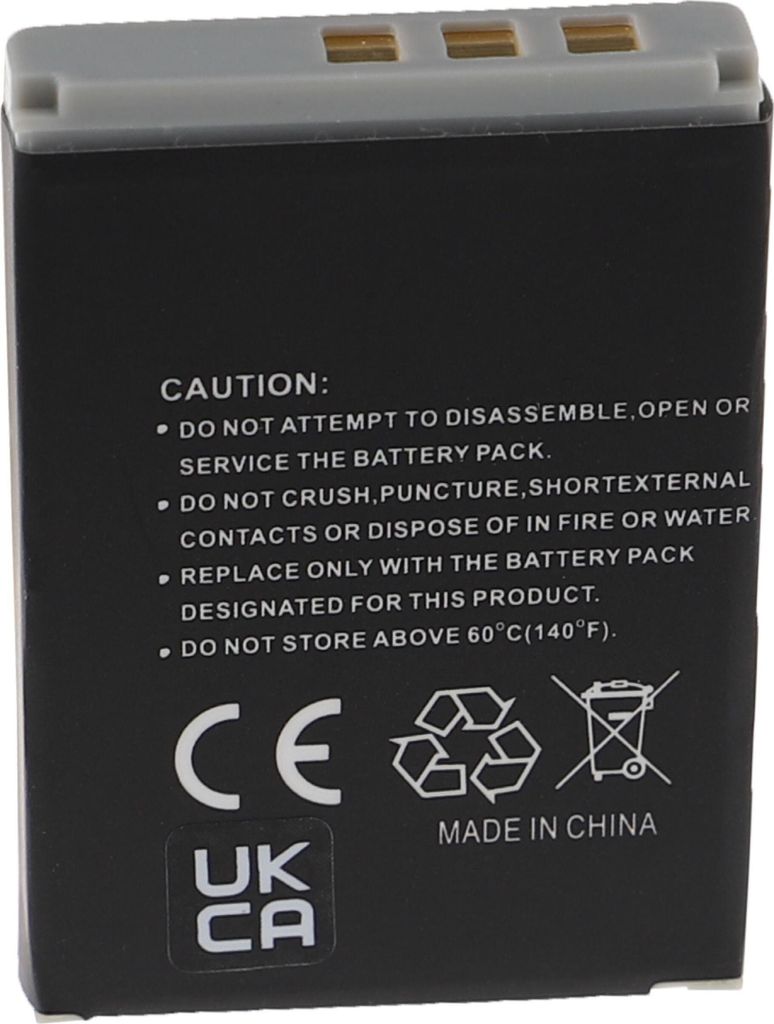 EXTENSILO 3x Akku kompatibel mit Agfa Agfaphoto 4Ti Kamera (800 mAh, 3,7 V, Li-Ion)