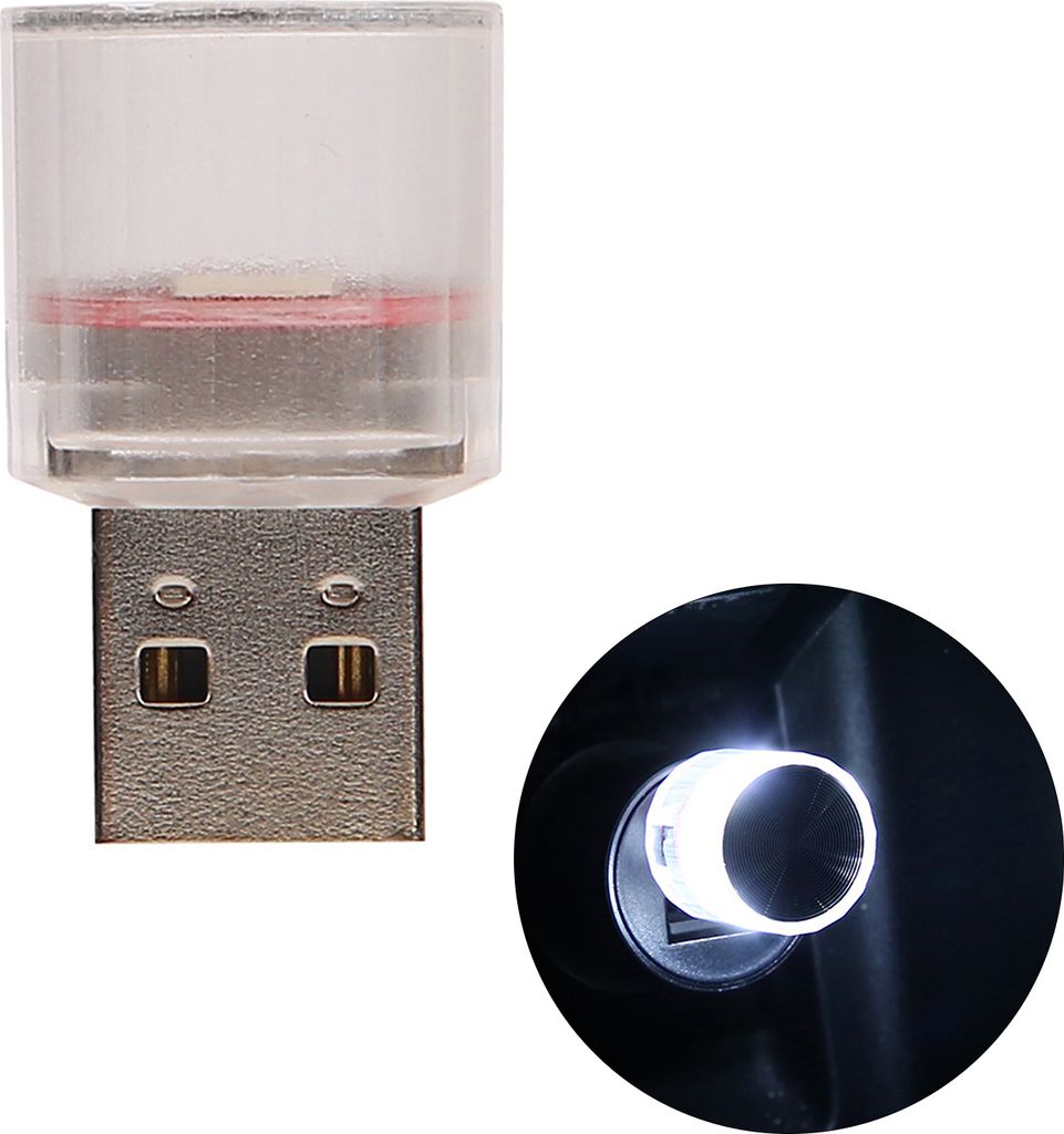 USB-Autolampe Mini-Größe Plug-Play Tragbares Universal-LED-Atmosphärenlicht Notbeleuchtung Raumdekoration