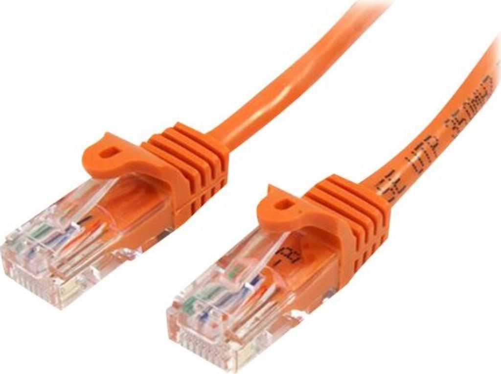 StarTech.com 5m Cat5e Ethernet Netzwerkkabel Snagless mit RJ45 - Orange