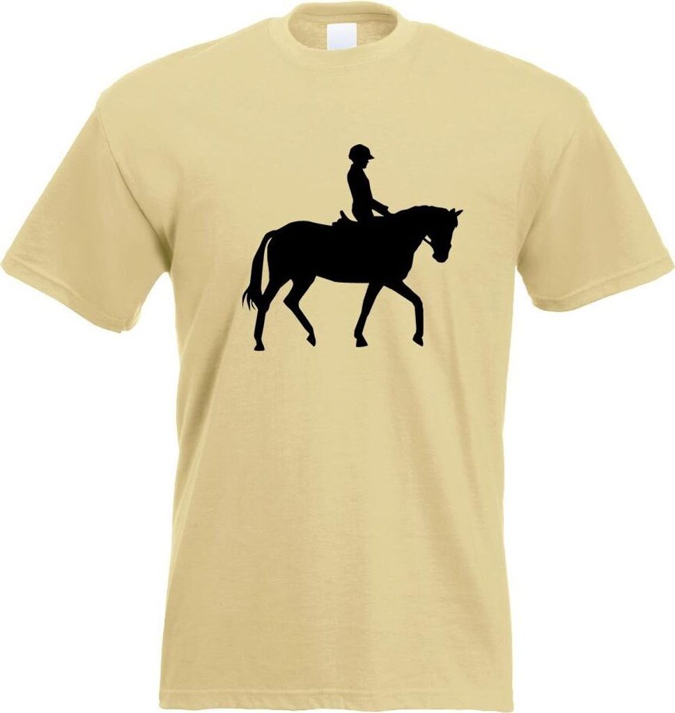 Kiwistar - T-Shirt - Khaki - Pferdesport Springreiten Herren Funshirt Bedruckt Design Sprüche Spruch Motive - mit Motiv Bedruckt - Funshirt Design...