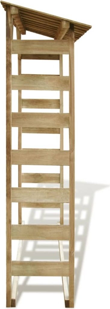 vidaXL přístřešek na palivové dřevo 150×44×176 cm Obrázek produktu 