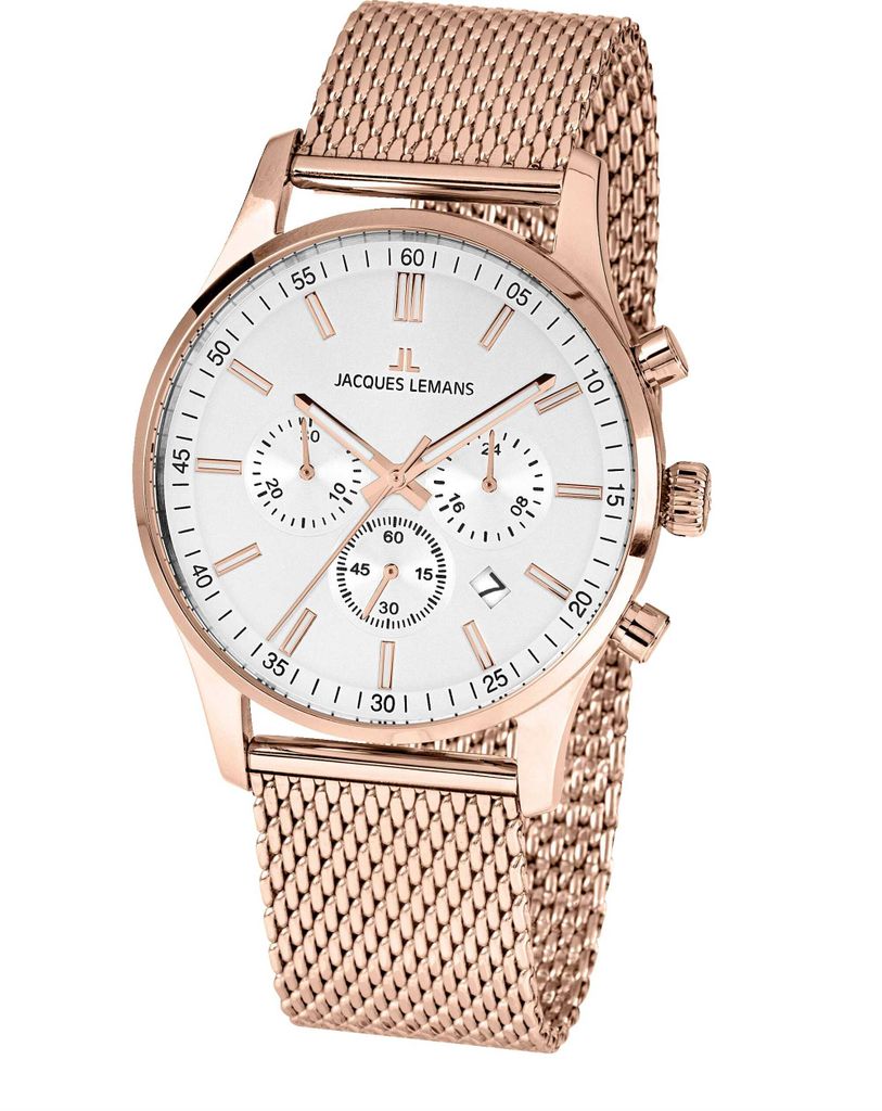 Jacques Lemans 1-2025J London Chronograph Herrenuhr 42mm 10ATM