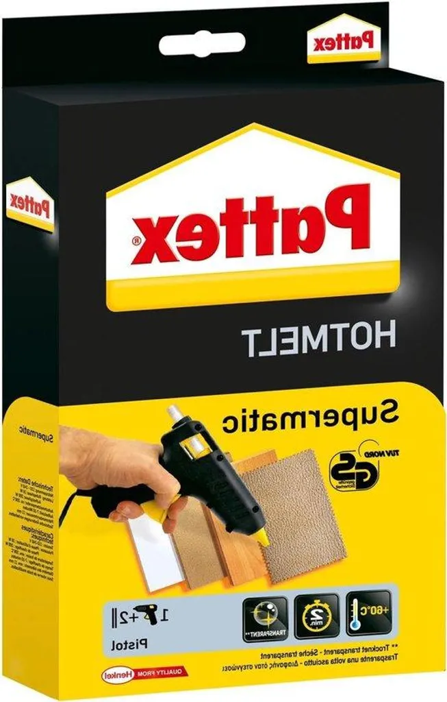 Pistolet à colle professionnel thermique pour bricolage et réparations