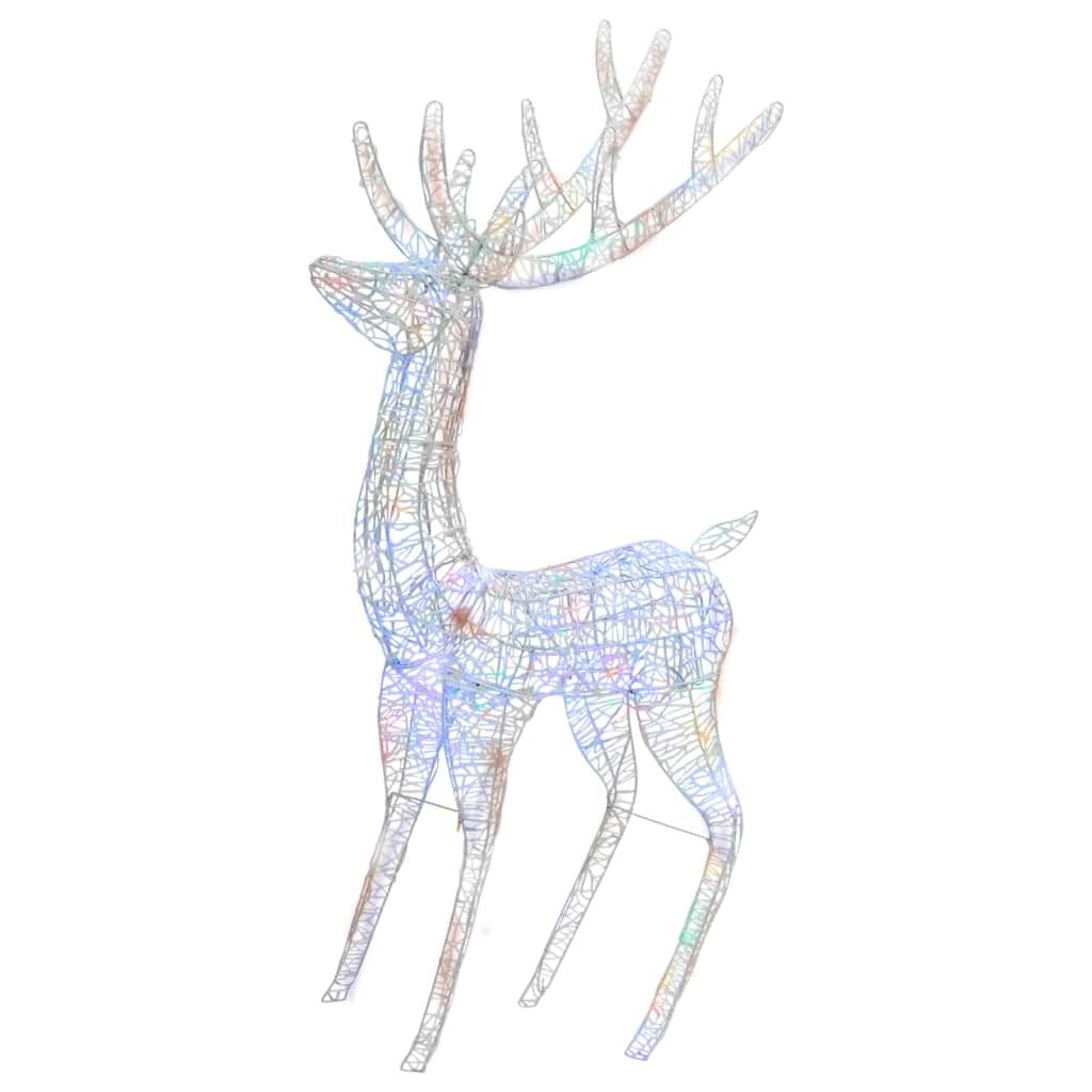 vidaXL LED-Rentier XXL Acryl Weihnachtsdeko 250 LED 180 cm Produktbild 