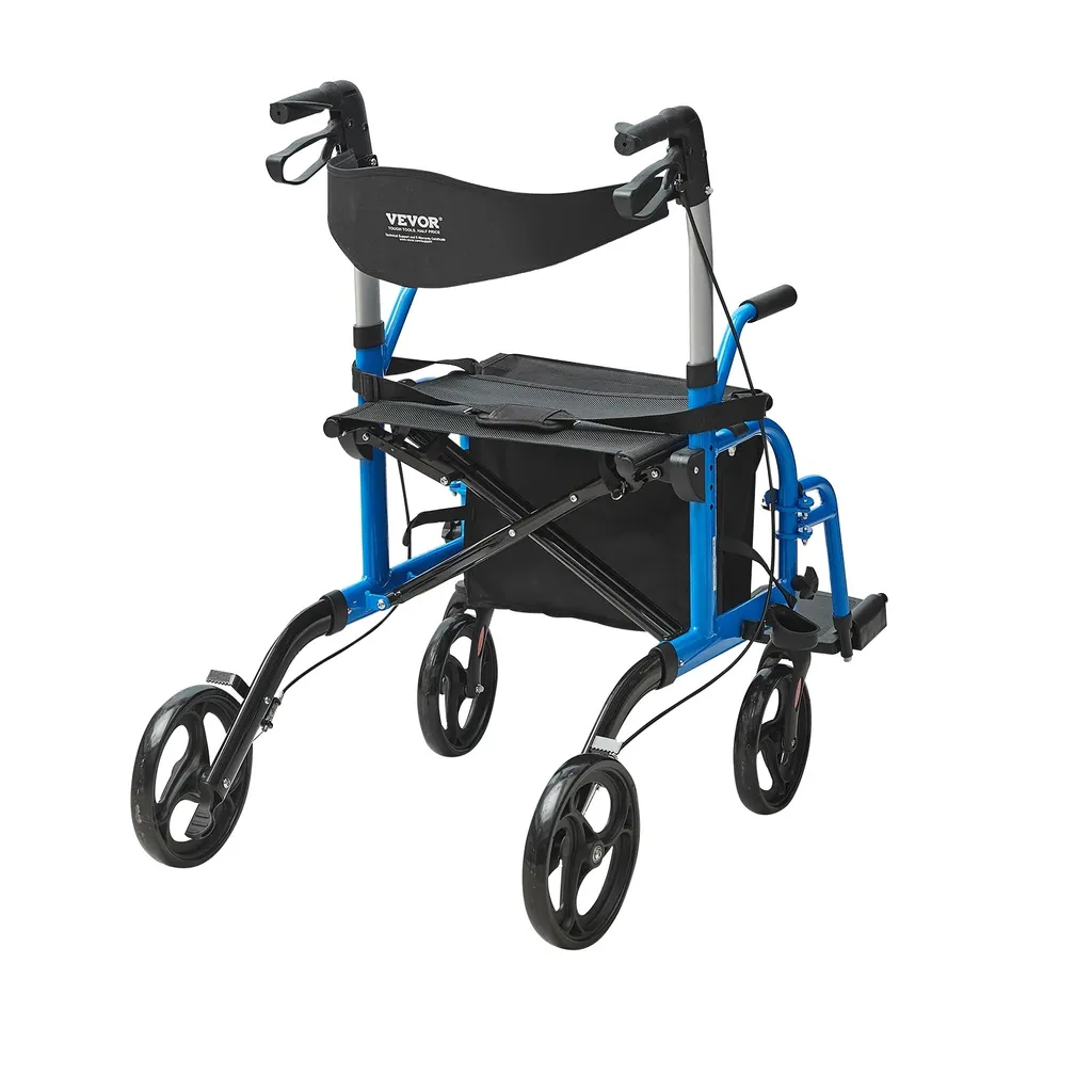 Déambulateur Stable contre la Fatigue - Assise 55 cm et Charge 136 kg