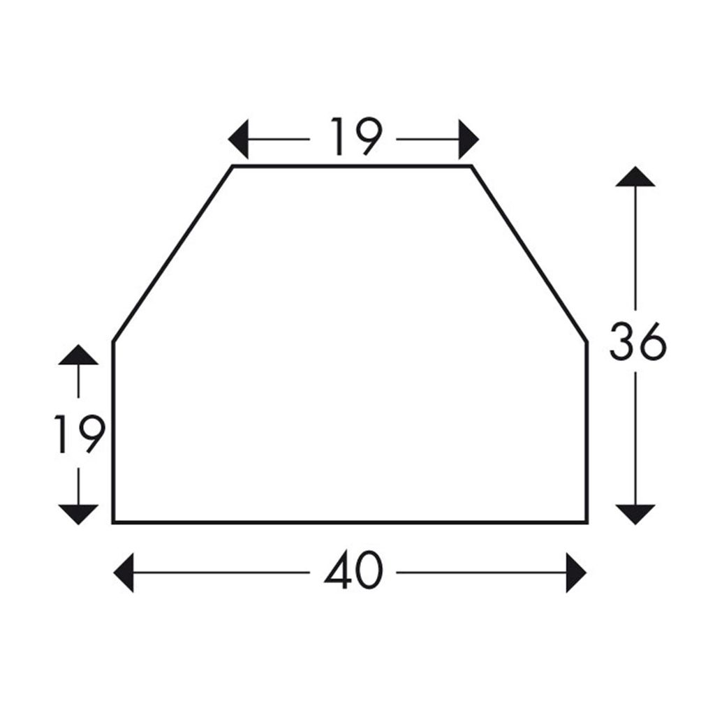 Knuffi Schutzprofil Typ A, Kreis, selbstklebend, 1m Länge, weiß