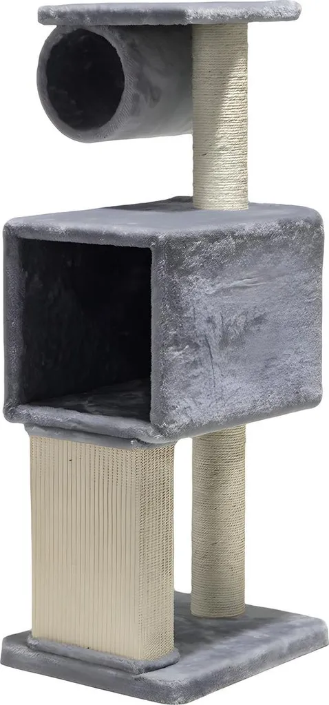 Arbre à chat compact Nobby Fina gris idéal pour petits espaces et appartements
