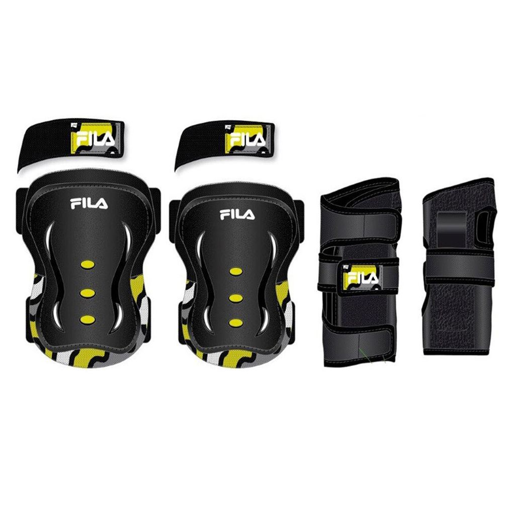 schutzset FP Skate schwarz/gelb Größe XXS Obrázok produktu 