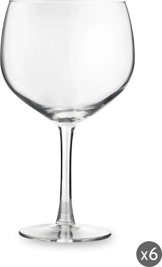 Set 6 Calici Gin Balloon Excelsa 65 cl | Bicchieri Professionali Bar