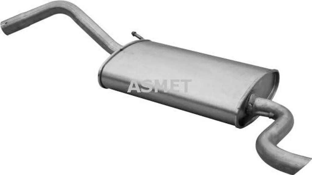 Silencieux ASMET 7093 en acier renforcé pour Ford Fiesta 1015798