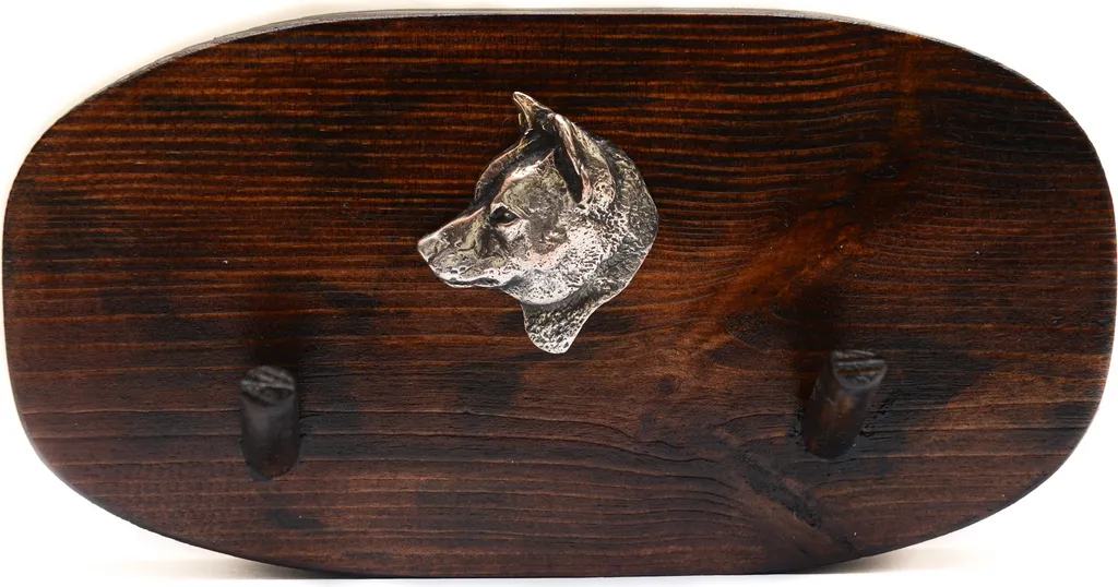 Ideale Regalo Shiba Inu: Porta Medaglie e Chiavi Art-Dog Argento