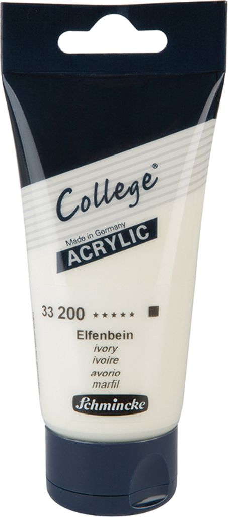 Schmincke 75ml College Acryl Elfenbein Acryl 33 200 013