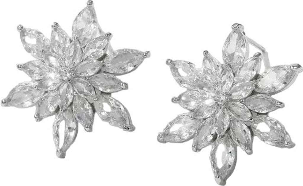 Stylische Faith Ohrringe in Kristall und Silber – Eleganz für jeden Anlass KP28222