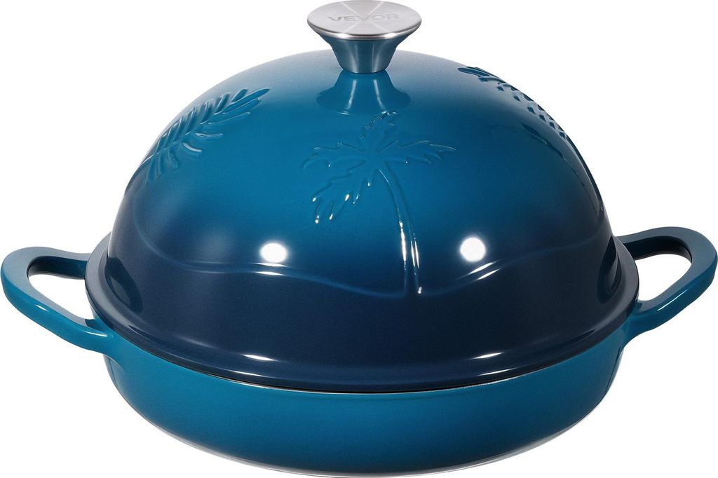 VEVOR Cocotte en fonte émaillée, 4,73 L Dutch Oven pour Image du produit 