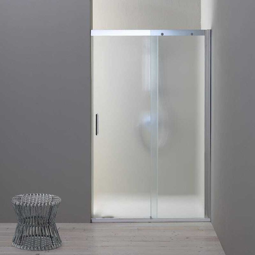 Nischenduschtür 150 cm feste Seite rechts Glas matt | Dream