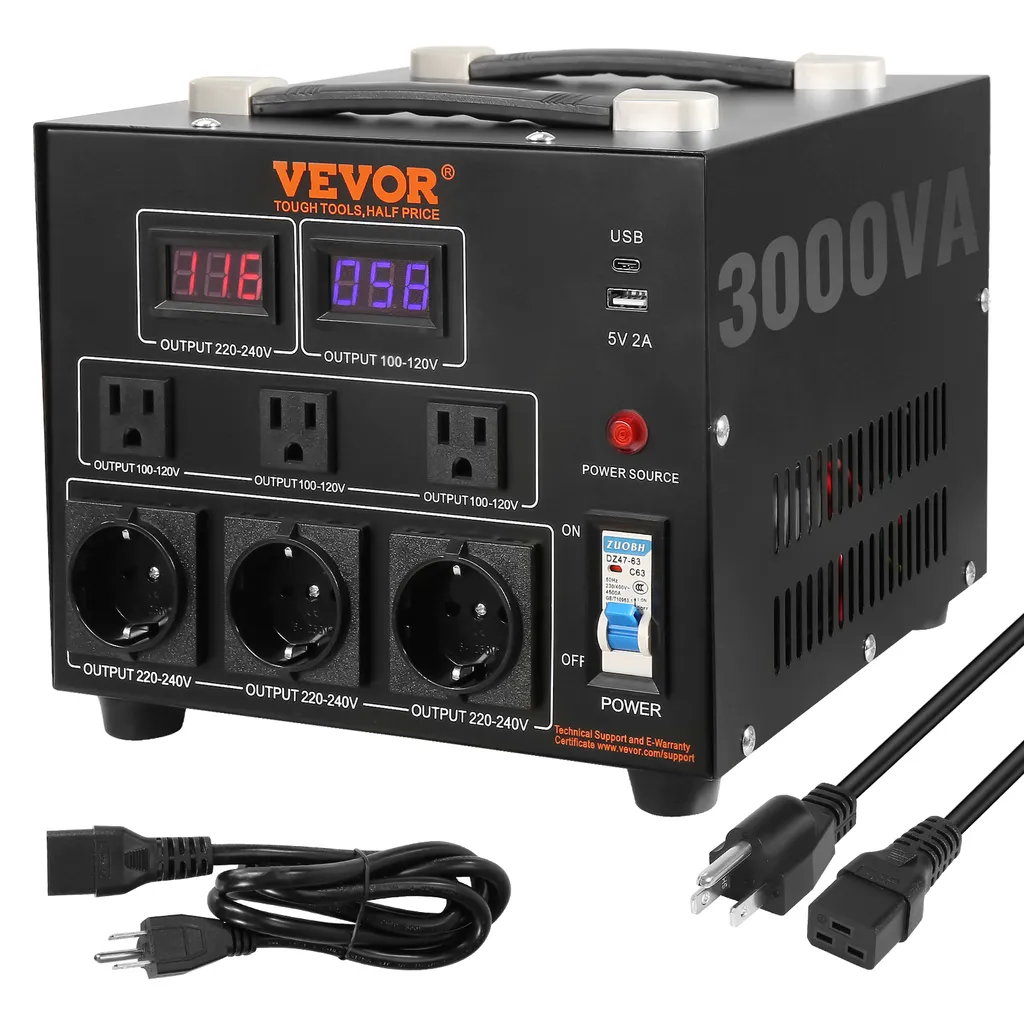 Évitez les Surcharges avec ce Transformateur 3000W 110V 220V Sécurisé