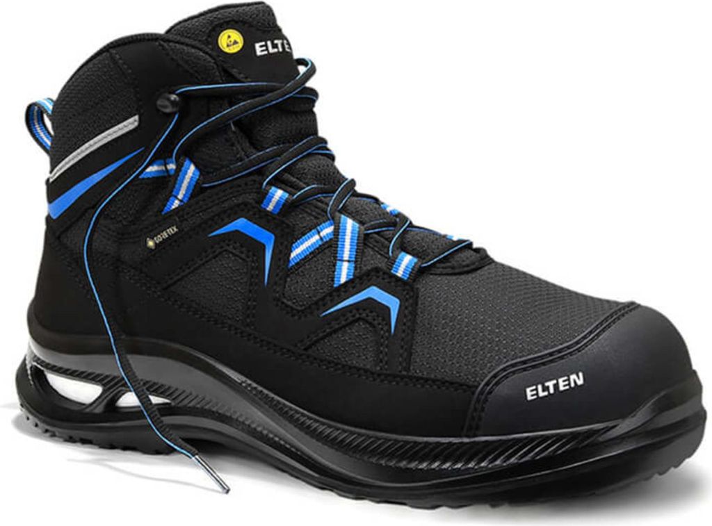 Elten FRY XXG Pro GTX black-blue Mid ESD S3 HI CI Sicherheitsstiefel 768761 43 EU