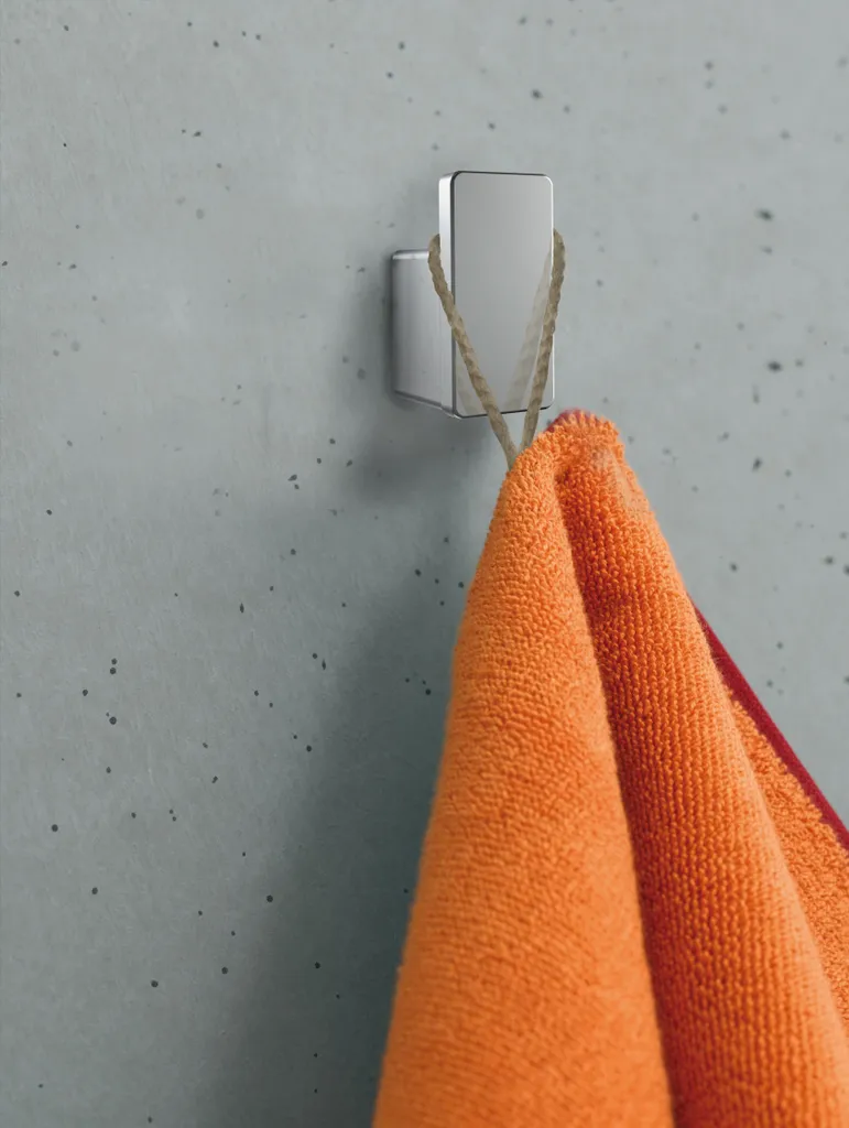 Emco 507500100 – Gancio Porta Asciugamani Per Bagno, Design Moderno, Metallo Cromato, Accessorio Premium - 5