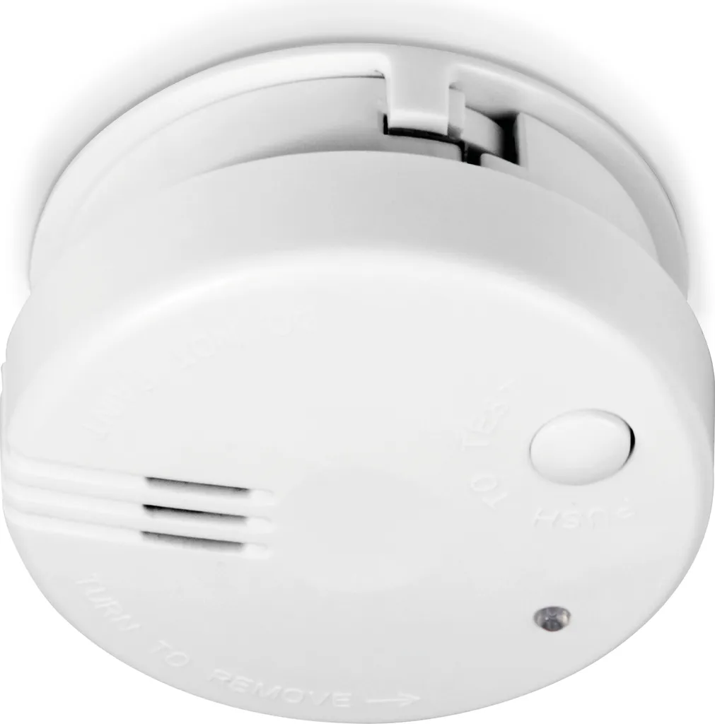 Détecteur de fumée Ø 7,2 cm avec alarme 85 dB et pile incluse