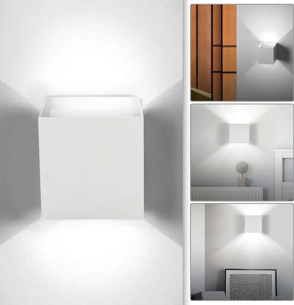 Lampada LED da Parete Esterni 12W Fiqops Luce Scale e Corridoio