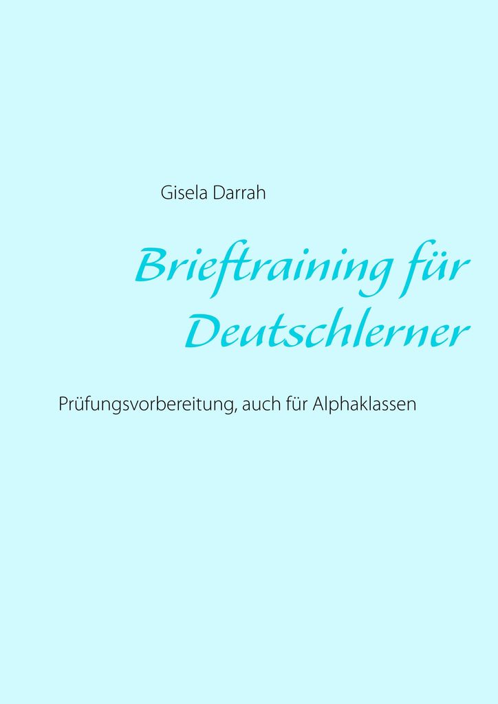 Brieftraining für Deutschlerner Produktbild 
