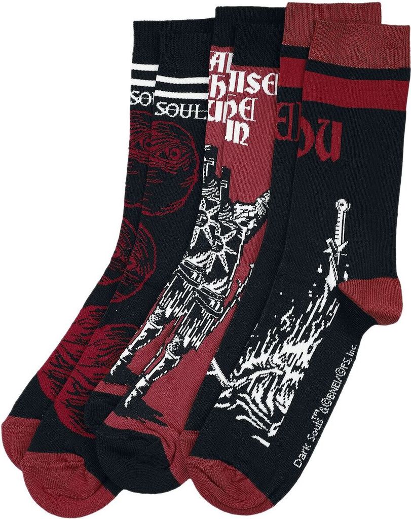 Dark Souls Socken Herren Bonfire multicolor EU 43-46 Produktbild 