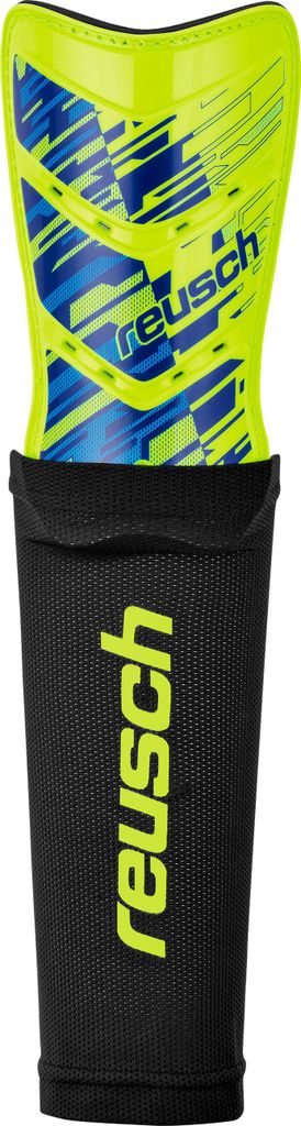 Reusch Schienenbeinschoner Shinguard Attrakt Supreme mit optimalem Halt safe yellw/dep blu/dep bl XXS