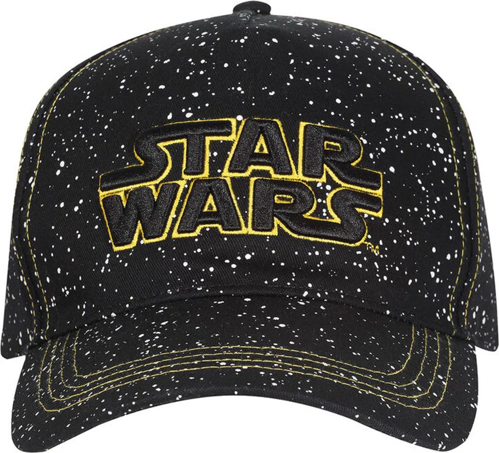 Star Wars - Baseball-Mütze Logo HE3187 (Einheitsgröße) (Schwarz)