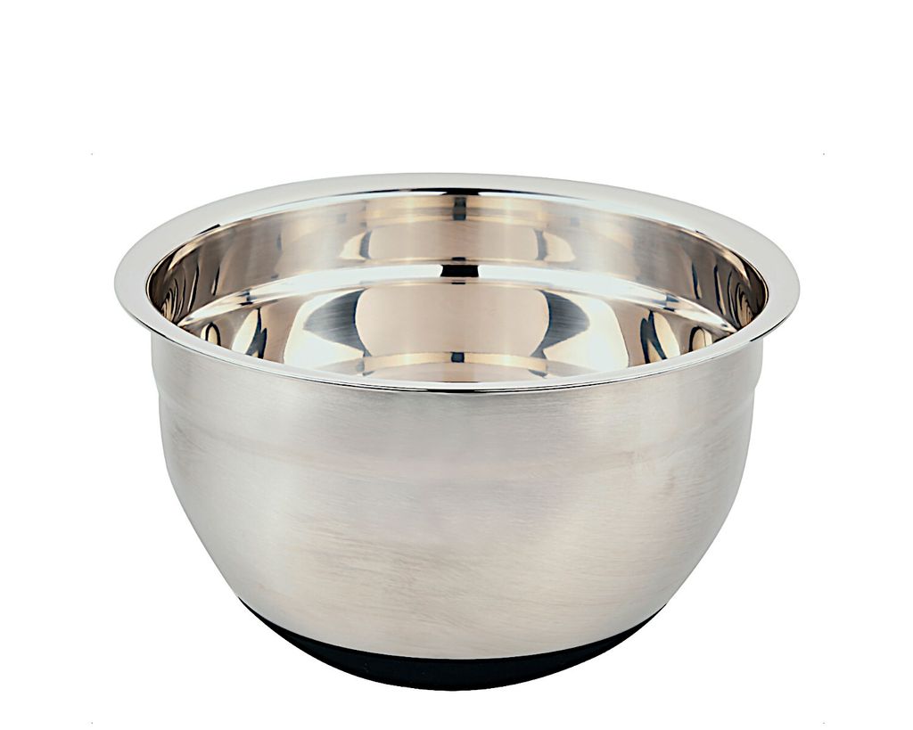 KESPER Rührschüssel 20 cm aus Edelstahl mit Silikonboden / Produktbild 