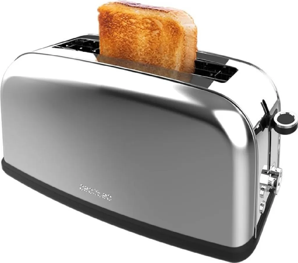 Cecotec Toastin' Time 850 Inox Long Lite Argento Taglia unica / Spina UE 220V Argento Taglia unica