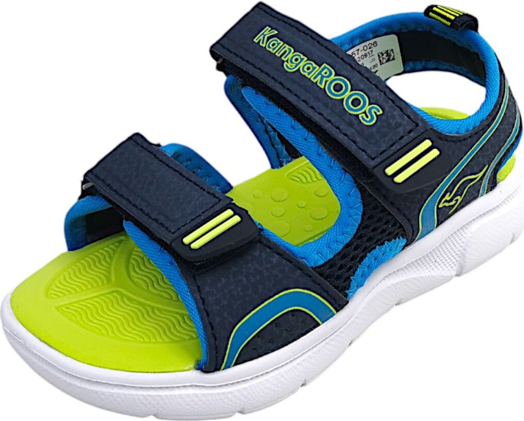 KangaRoos Kinderschuhe Jungen Sandalen Blau Freizeit, Schuhgröße:30 EU