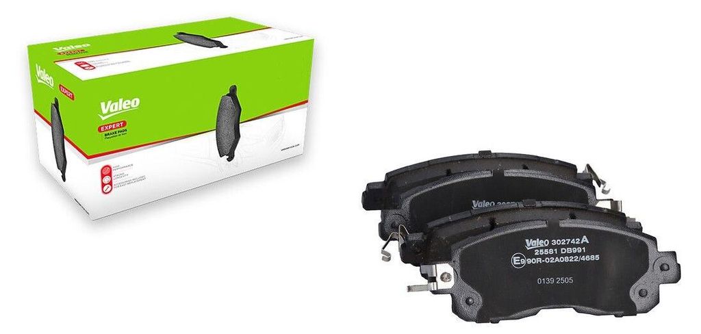Bremsbelagsatz Scheiben vorne 16,2 mm VALEO für u.a. NISSAN LEAF