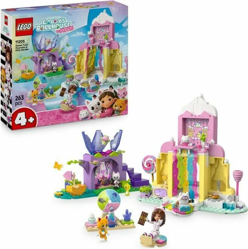 Lego 11205 Sweet Treat Mountain et Kitty Garden avec 263 pièces