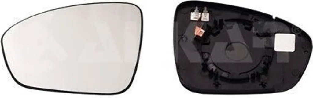 Miroir de rétroviseur extérieur gauche compatible Megane 4 et Clio 5