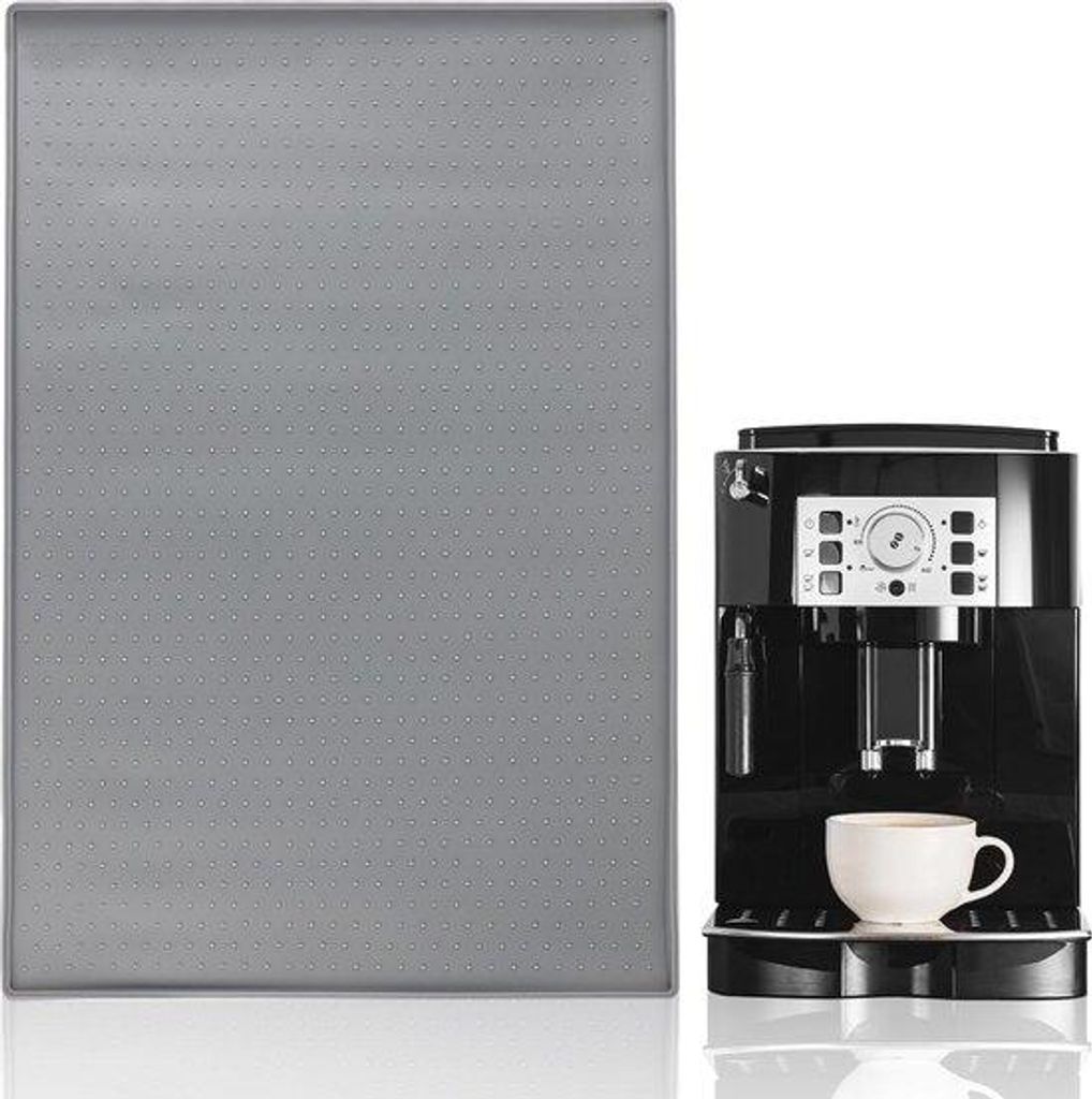 Silikon Untersetzer Kaffee Pad grau Antirutsch